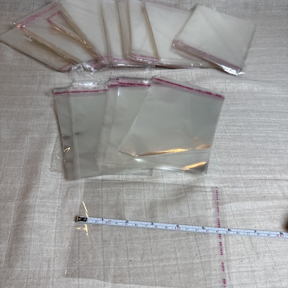 1000 Pcs Clear Cello Resealable Party Candy Gift Treat Favor Bags 5x4in Bulk